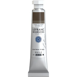 LEFRANC BOURGEOIS Huile extra-fine tube 20ml Terre d'ombre naturelle
