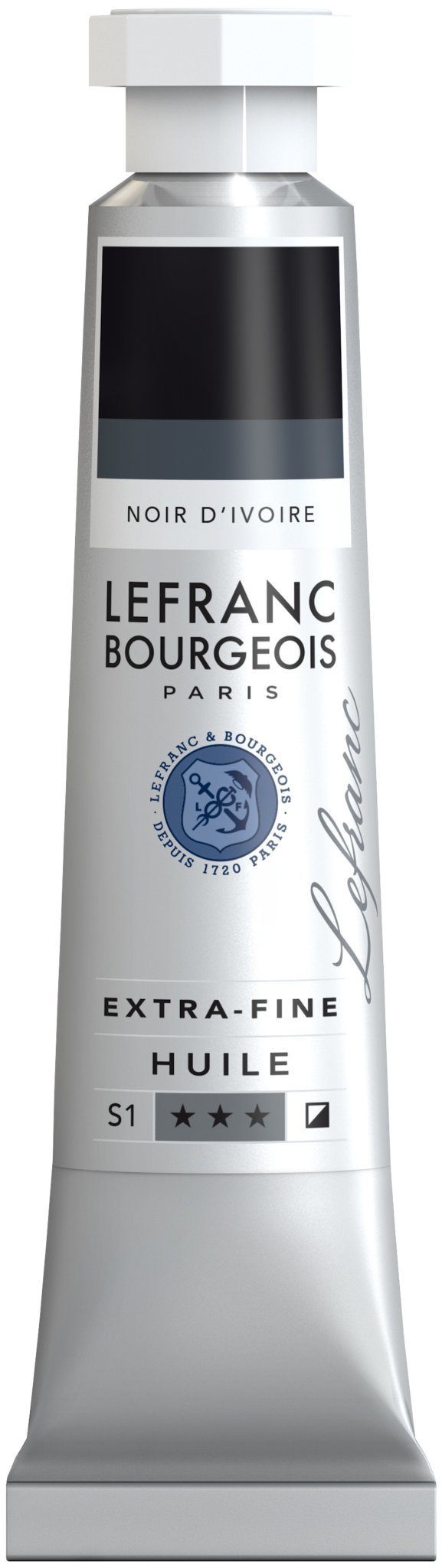 LEFRANC BOURGEOIS Huile extra-fine tube 20ml Noir d'ivoire