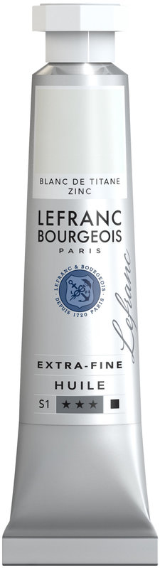 LEFRANC BOURGEOIS Huile extra-fine tube 20ml Blanc de titane de zinc