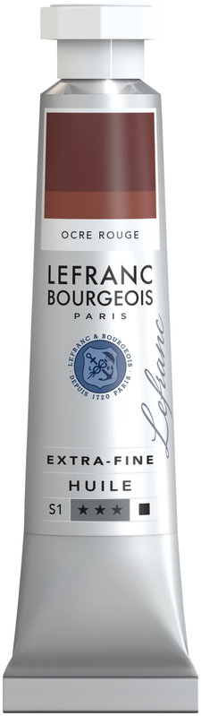 LEFRANC BOURGEOIS Huile extra-fine tube 20ml Ocre rouge