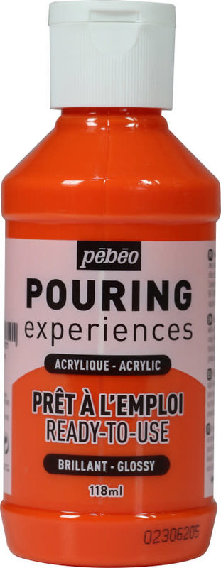 PEBEO Pouring Experiences Bottle 118ml Orange