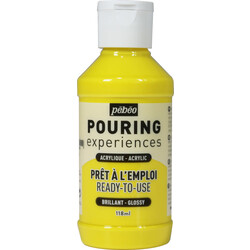 PEBEO Pouring Experiences Flacon 118 Ml Jaune Primaire