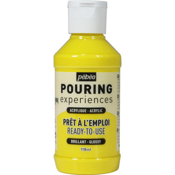 PEBEO Pouring Experiences Bottle 118ml Primary Yellow