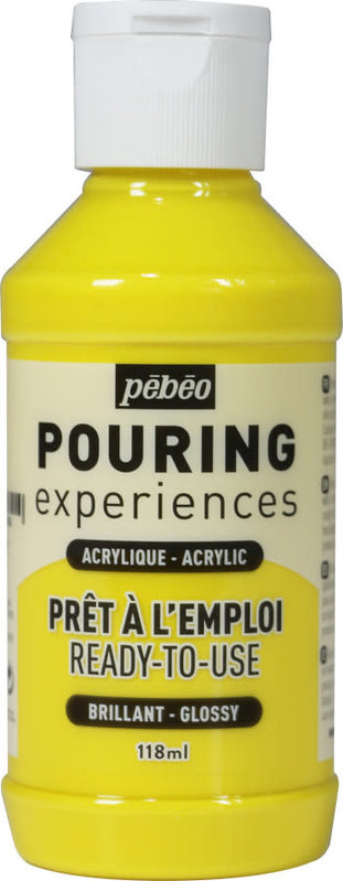 PEBEO Pouring Experiences Flacon 118 Ml Jaune Primaire