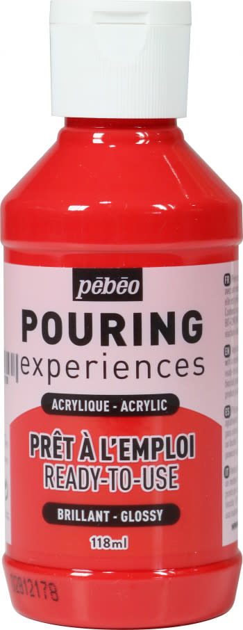 PEBEO Pouring Experiences Flacon 118 Ml Rouge Magenta