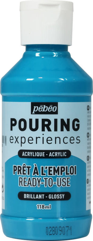 PEBEO Pouring Experiences 118ml Turquoise Bottle