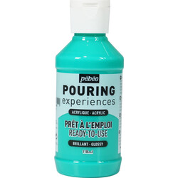PEBEO Pouring Experiences Flacon 118 Ml Vert D'Eau