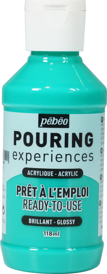 PEBEO Pouring Experiences Flacon 118 Ml Vert D'Eau