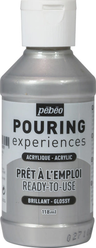 PEBEO Pouring Experiences Flacon 118 Ml Argent