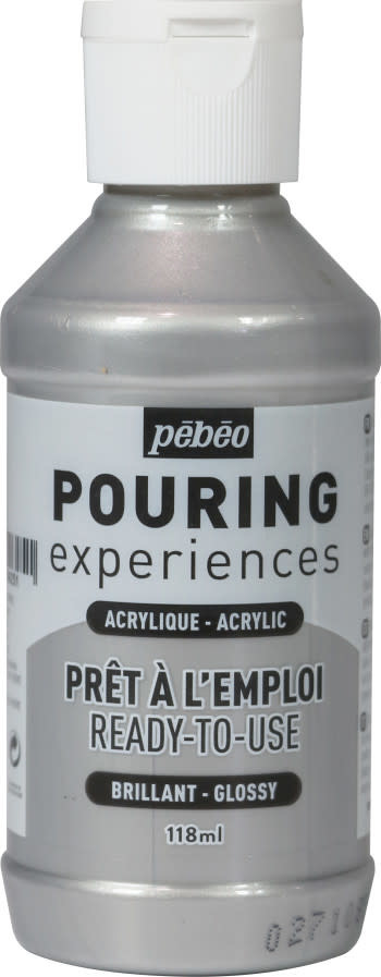 PEBEO Pouring Experiences Flacon 118 Ml Argent
