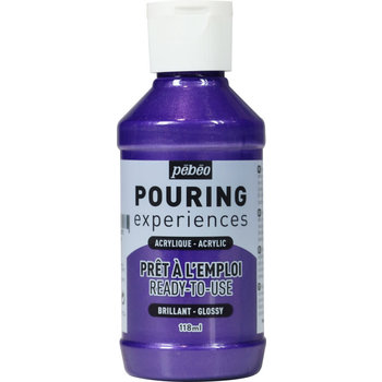 PEBEO Pouring Experiences Flacon 118 Ml Violet Metalique