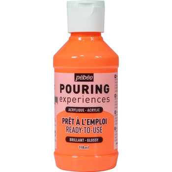 PEBEO Pouring Experiences Bottle 118ml Fluorescent Orange