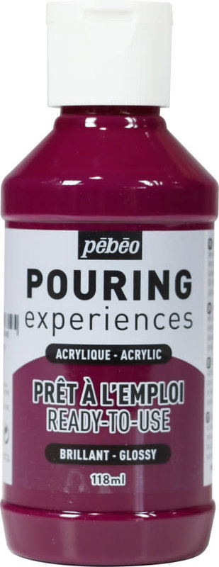 PEBEO Pouring Experiences Flacon 118 Ml Magenta Fonce