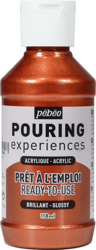 PEBEO Pouring Experiences Bottle 118ml Copper metallic