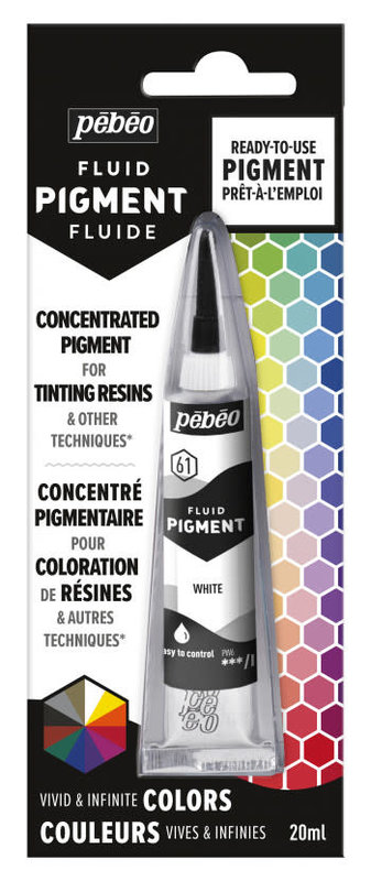 PEBEO Fluid Pigment 20 Ml Blanc