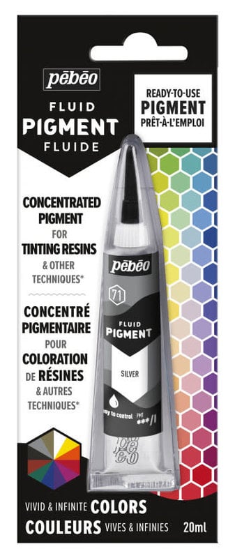 PEBEO Fluid Pigment 20ml silver