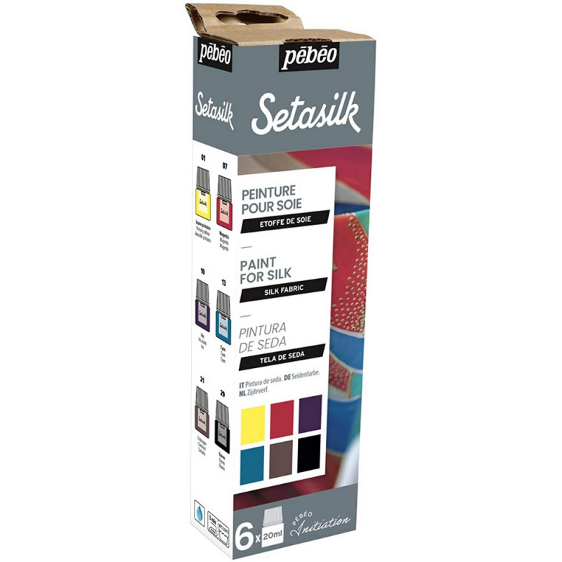 PEBEO Set   Initiation  Setasilk 6 Flacons Assortis De 20 Ml