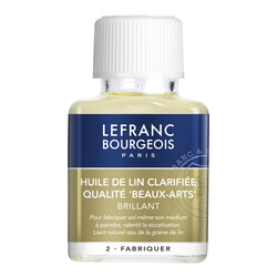 LEFRANC BOURGEOIS Additif Huile De Lin Clarifiee Flacon 75Ml