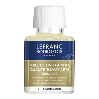 LEFRANC BOURGEOIS Additif flacon huile de lin clarifiée 75ml