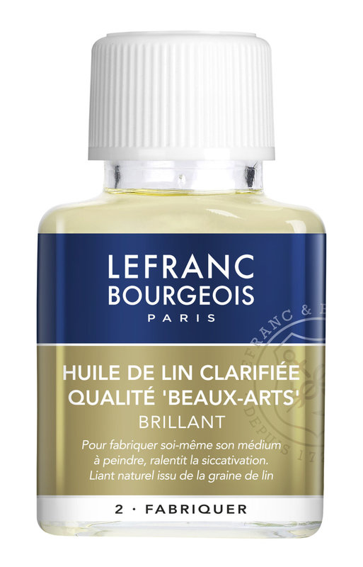 LEFRANC BOURGEOIS Additif flacon huile de lin clarifiée 75ml
