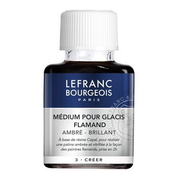 LEFRANC BOURGEOIS Additif medium pour glacis flamand ambre-brillant 75ml