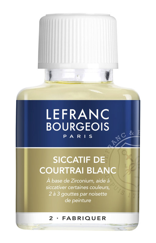 LEFRANC BOURGEOIS Additif siccatif de Courtrai blanc 75ml