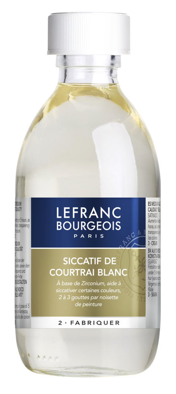 LEFRANC BOURGEOIS Additif siccatif blanc flacon 250ml