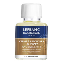LEFRANC BOURGEOIS Additif Vernis Satine A Retoucher Vibert Flacon 75Ml