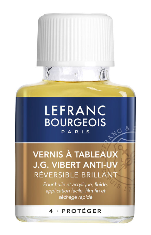 LEFRANC BOURGEOIS Additif vernis tableau Vibert flacon 75ml