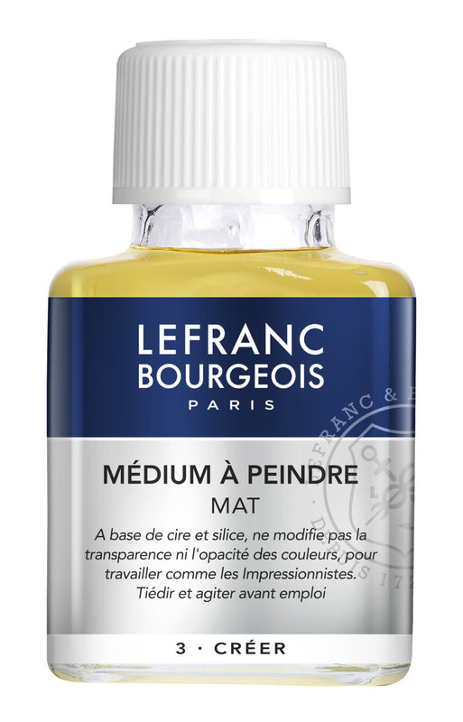 LEFRANC BOURGEOIS Additif medium à peindre mat flacon 75 ml