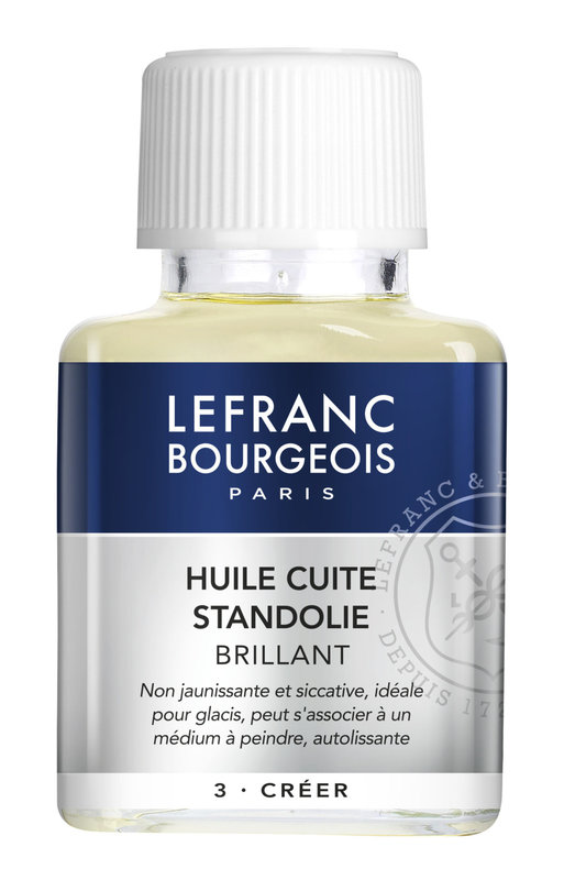 LEFRANC BOURGEOIS Additif flacon huile standolie de lin 75ml