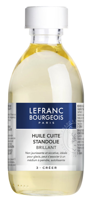 LEFRANC BOURGEOIS Additif flacon huile standolie de lin 250ml