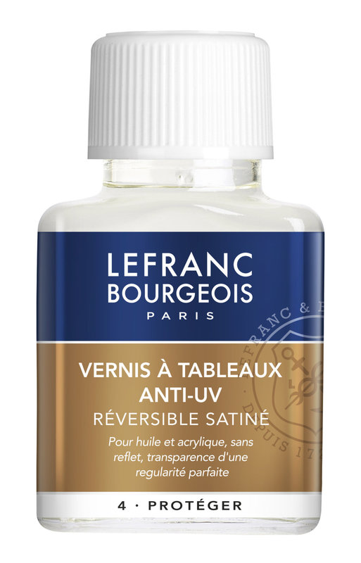 LEFRANC BOURGEOIS Additif vernis satine tableau anti UV fl 75ml