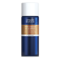 LEFRANC BOURGEOIS Additif Vernis Mat A Tableau Anti Uv Aerosol 400Ml