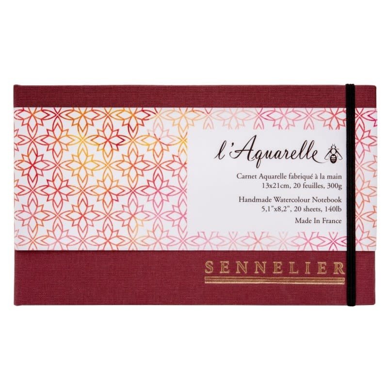 SENNELIER Carnet aquarelle 13x21cm 20f 300g