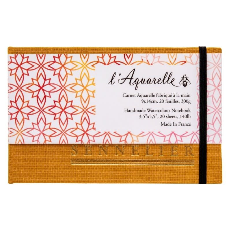 SENNELIER Carnet aquarelle 9x14cm 20f 300g