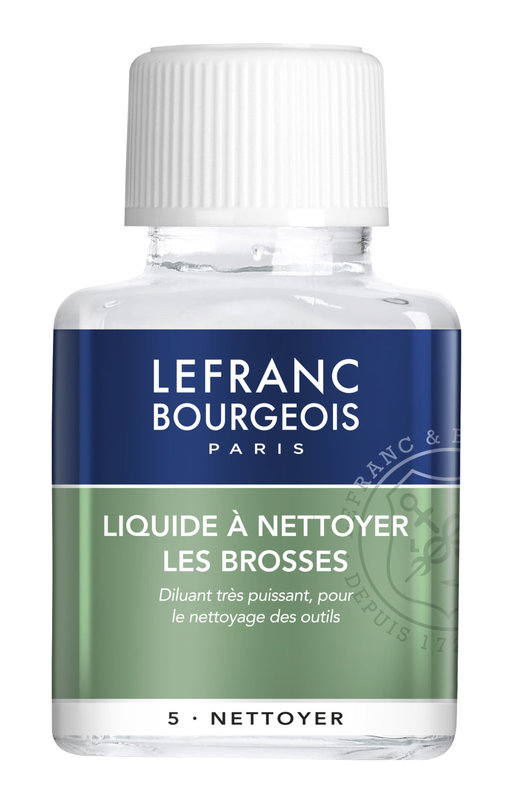 LEFRANC BOURGEOIS Additif liquide à nettoyer les brosses 75 ml