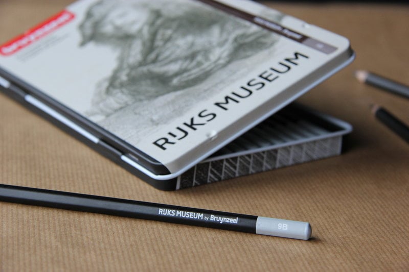 BRUYNZEEL Pencil "Rijks Museum" set of 12 pieces, 2H to 9B BRUYNZEEL