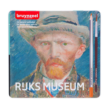 BRUYNZEEL Crayon aquarelle "Rijksmuseum" 24 parts + pinceau BRUYNZEEL - Van Gogh