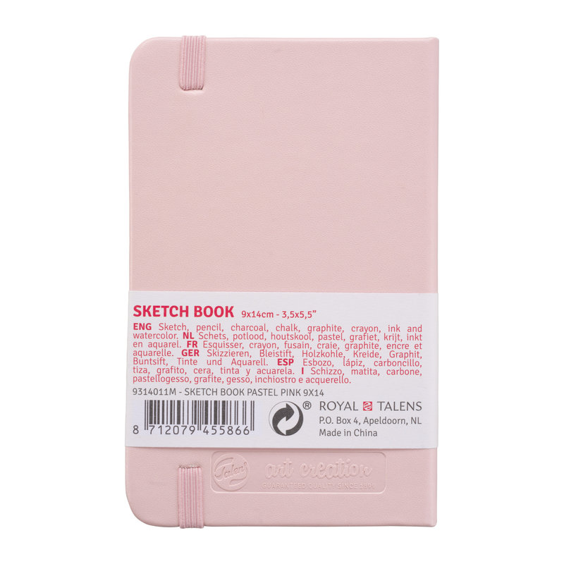 TALENSARTCREATION Cahier de Croquis Rose Pastel 9 x 14 cm 140 g 80 Feuilles