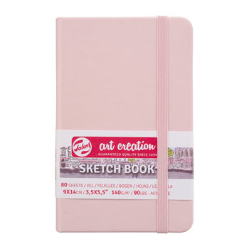 TALENSARTCREATION Cahier de Croquis Rose Pastel 9 x 14 cm 140 g 80 Feuilles