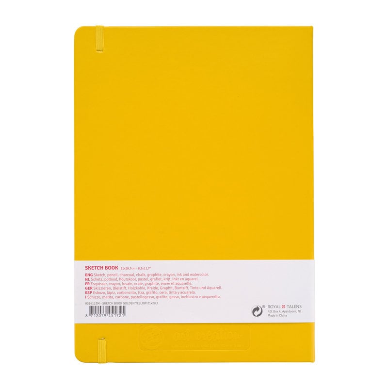 TALENSARTCREATION Sketchbook 21x30cm 140g 80 sheets Golden Yellow