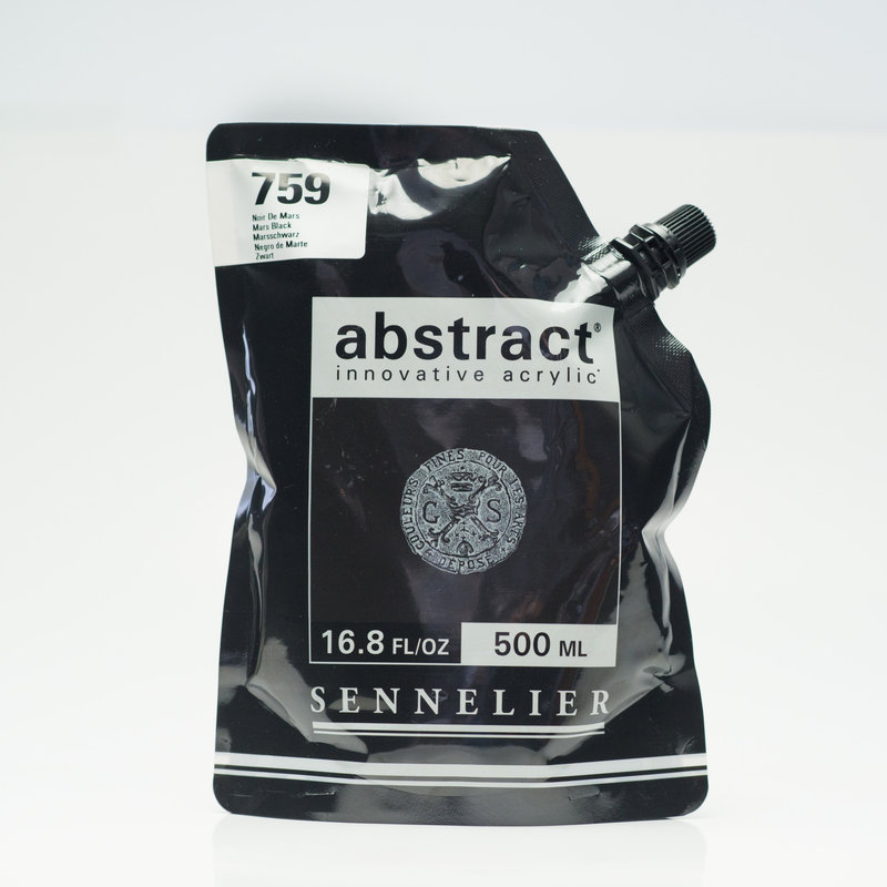 SENNELIER Abstract Acrylic 500ml Black from Mars