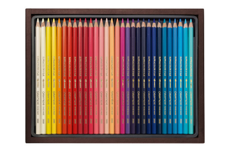 Caran d'Ache Coffret de dessin en bois