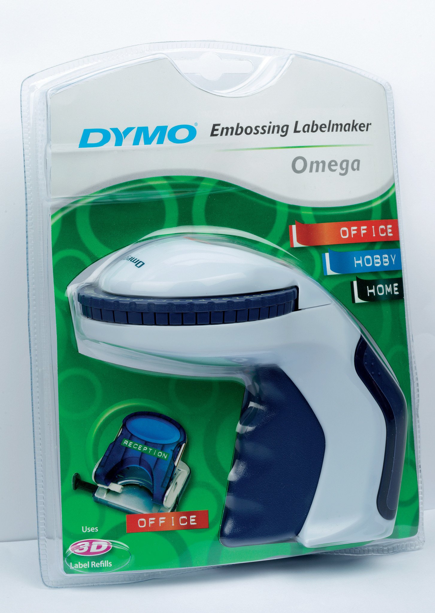 Dymo ruban 9 mm pour pince à étiqueter Omega, bleu