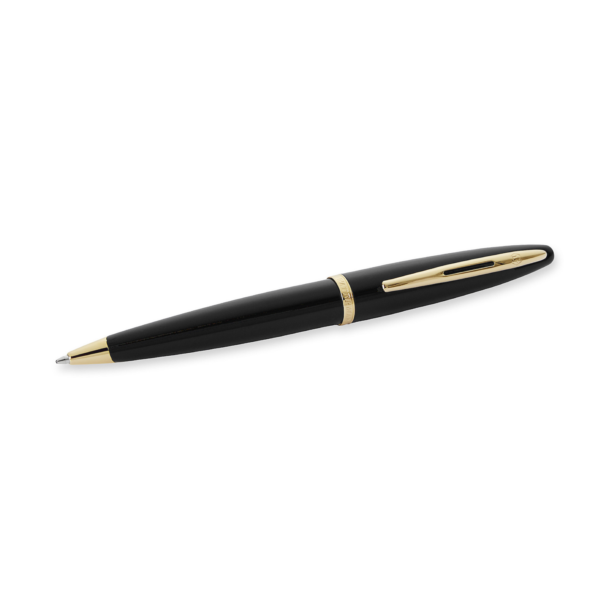 WATERMAN Stylo Bille Carène Laque Noire Gt