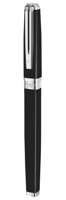 WATERMAN Rollerball Pen Exception Slim Black Lacquer ST - M