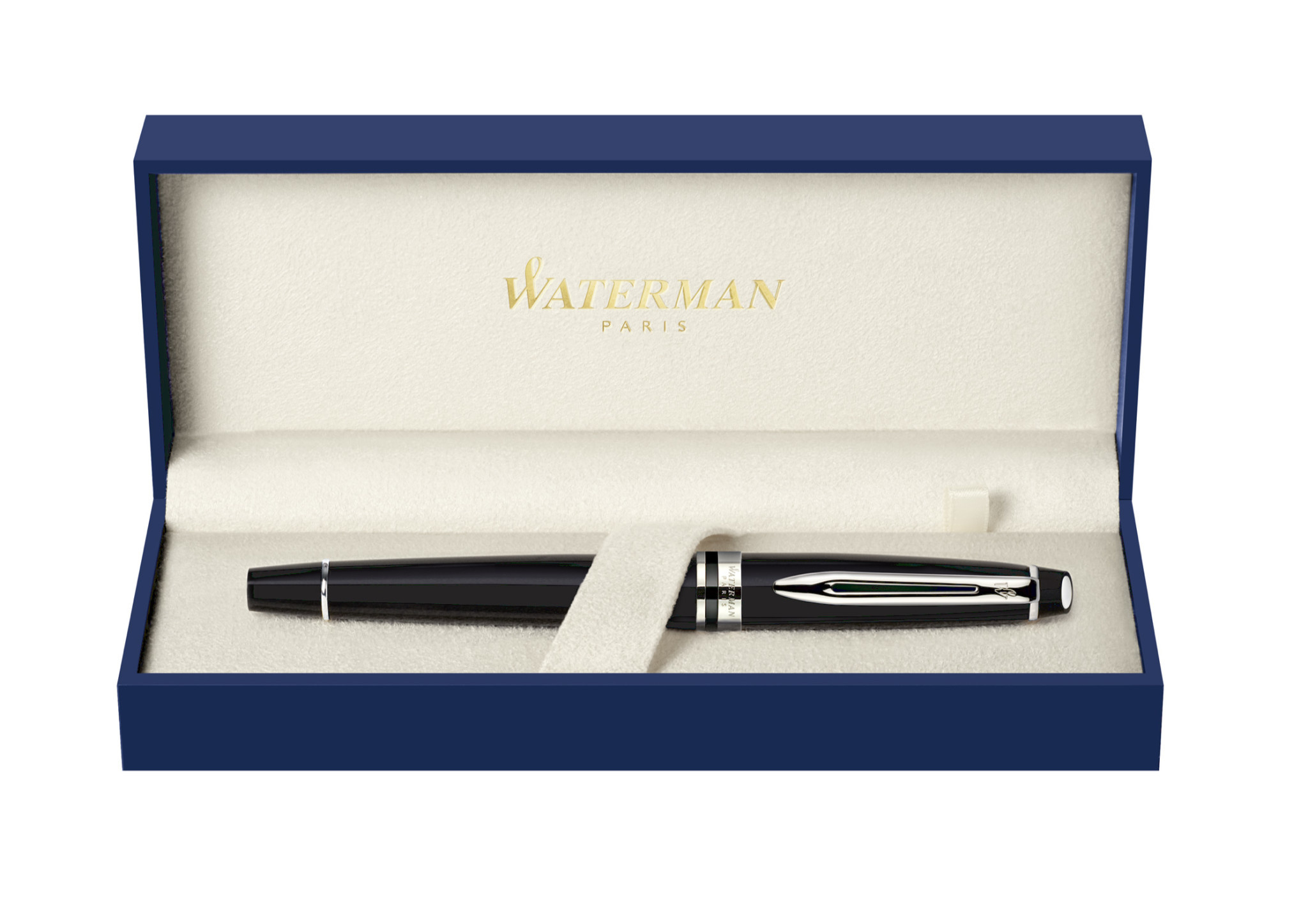 WATERMAN Stylo Roller Expert Laque Noire