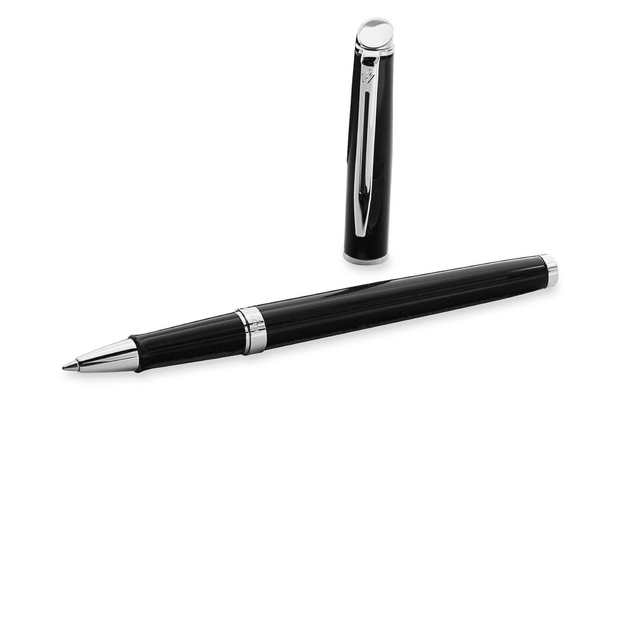 WATERMAN Stylo Roller Hémisphère Laque Noire Ct
