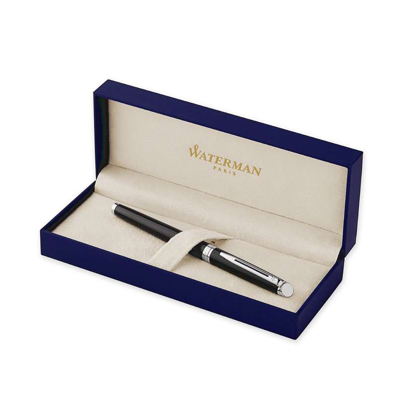 WATERMAN Rollerball Pen Hemisphere Black Lacquer CT